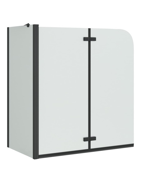 Involucro Doccia Nero 120 x 68 x 130 cm Vetro ESG e Alluminio