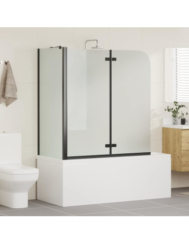 Involucro Doccia Nero 120 x 68 x 130 cm Vetro ESG e Alluminio