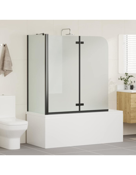 Involucro Doccia Nero 120 x 68 x 130 cm Vetro ESG e Alluminio