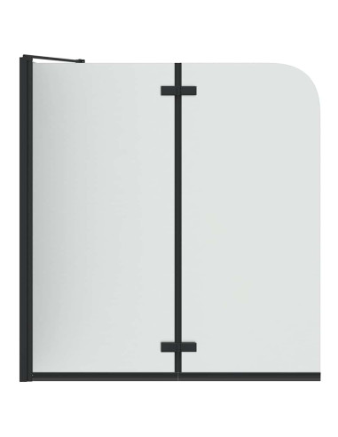 Involucro Doccia Nero 120 x 68 x 130 cm Vetro ESG e Alluminio