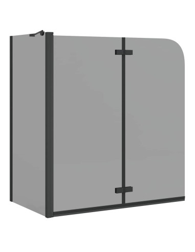 Involucro Doccia Nero 120 x 68 x 130 cm Vetro ESG e Alluminio