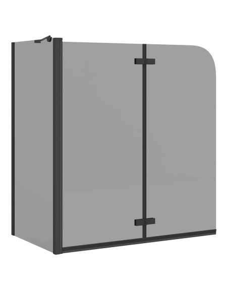 Involucro Doccia Nero 120 x 68 x 130 cm Vetro ESG e Alluminio