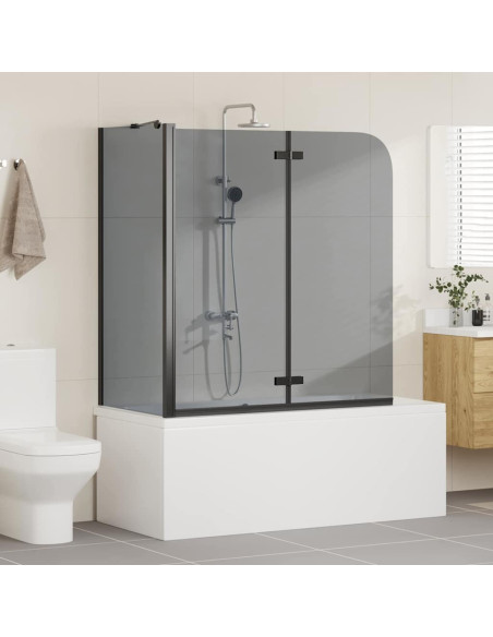 Involucro Doccia Nero 120 x 68 x 130 cm Vetro ESG e Alluminio