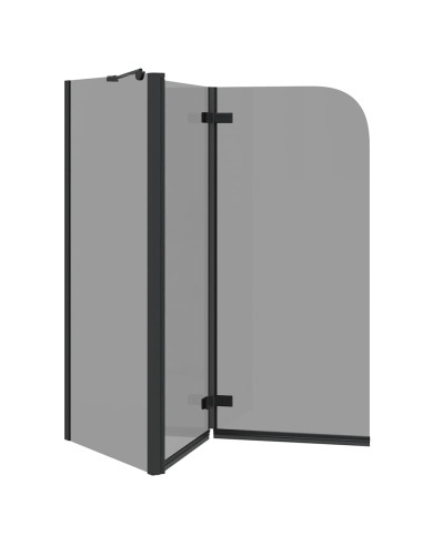 Involucro Doccia Nero 120 x 68 x 130 cm Vetro ESG e Alluminio