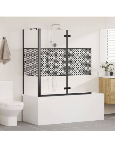 Chiusura per Bagno Geometrico Nero 120 x 67 x 129 cm