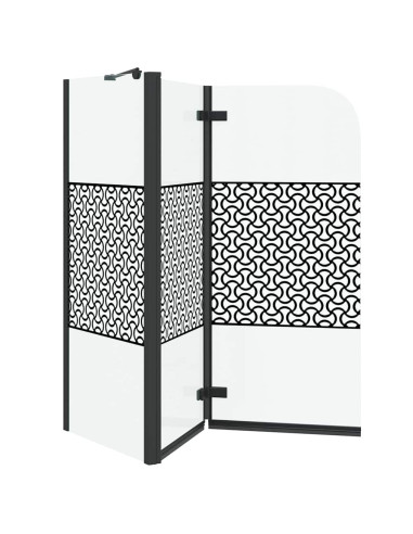 Chiusura per Bagno Geometrico Nero 120 x 67 x 129 cm