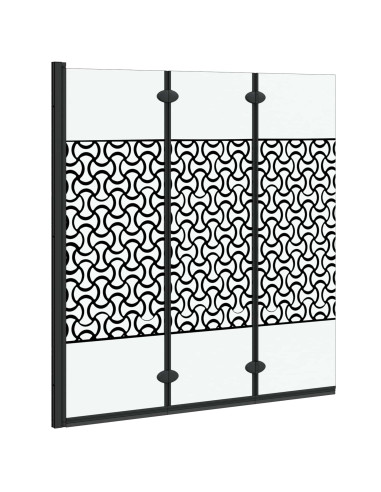 Involucro Doccia Nero e trasparente 130 x 130 cm