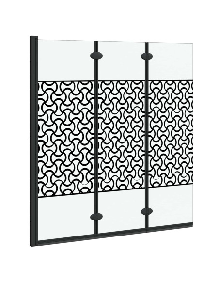 Involucro Doccia Nero e trasparente 130 x 130 cm