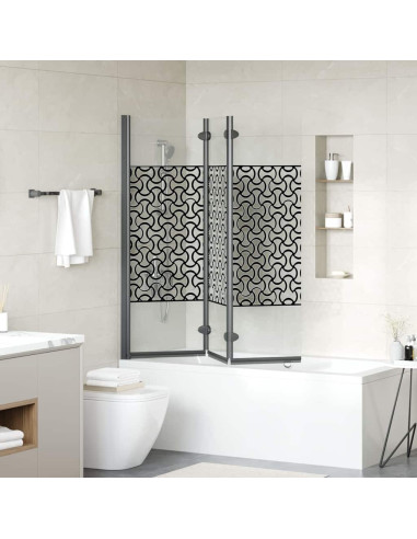 Involucro Doccia Nero e trasparente 130 x 130 cm