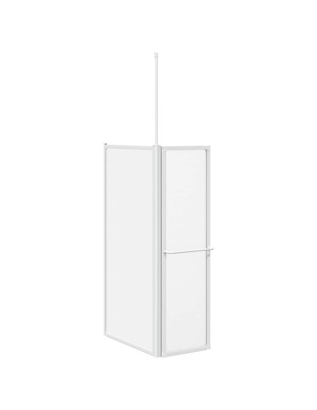 Schermo da Bagno Glassato 120 x 70 x 137 cm Alluminio