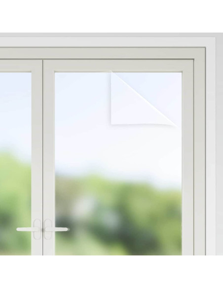 Film per Finestra Statico Grigio Frosted 45 x 2000 cm PVC