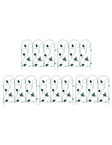 Recinzione per Giardino Traliccio Verde 307 x 54,5 x 0,3 cm