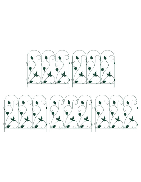 Recinzione per Giardino Traliccio Verde 307 x 54,5 x 0,3 cm