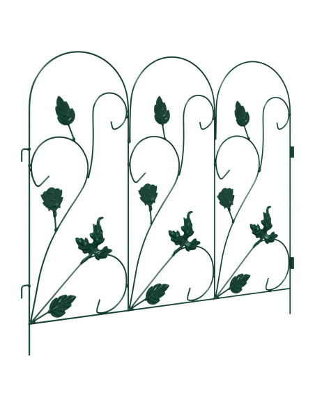 Recinzione per Giardino Traliccio Verde 307 x 54,5 x 0,3 cm