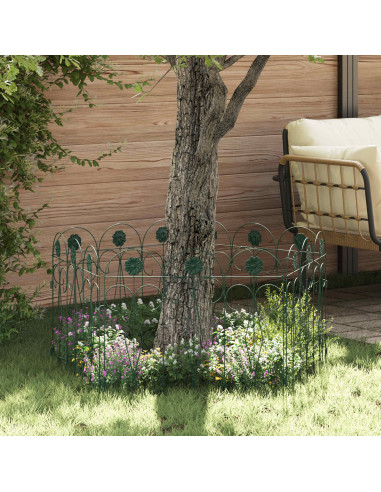 Recinzione per Giardino Traliccio Verde 305,5 x 55,5 x 0,3 cm