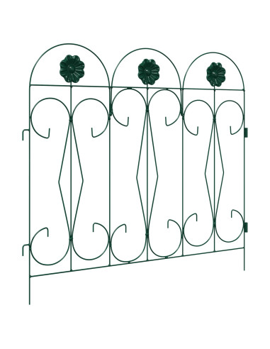 Recinzione per Giardino Traliccio Verde 305,5 x 55,5 x 0,3 cm