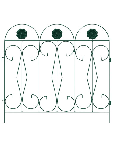 Recinzione per Giardino Traliccio Verde 305,5 x 55,5 x 0,3 cm