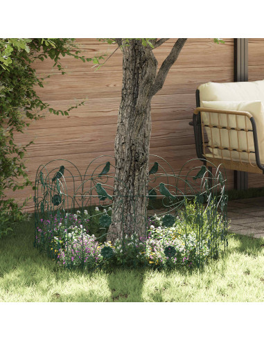 Recinzione per Giardino Traliccio Verde 308,5 x 54,5 x 0,3 cm