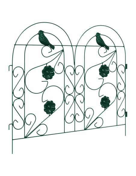 Recinzione per Giardino Traliccio Verde 308,5 x 54,5 x 0,3 cm