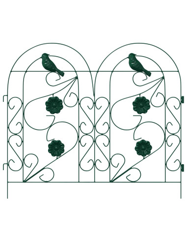 Recinzione per Giardino Traliccio Verde 308,5 x 54,5 x 0,3 cm