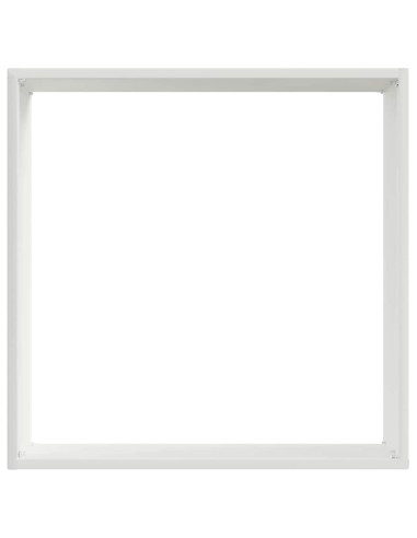 Bordura per Prato Bianco 40 x 40 x 13 cm Acciaio