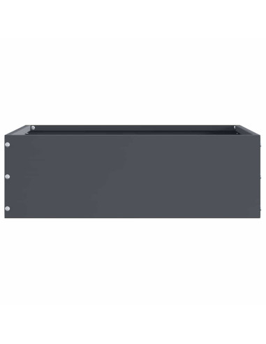 Bordura per Prato Antracite 40 x 40 x 13 cm Acciaio