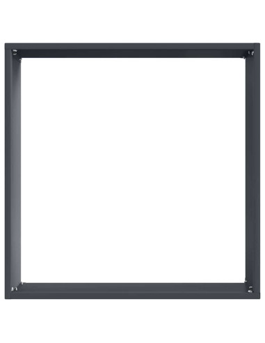 Bordura per Prato Antracite 40 x 40 x 13 cm Acciaio