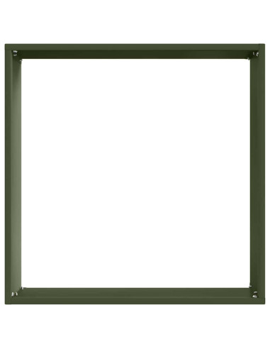 Bordura per Prato 6 pcs Verde oliva 40 x 40 x 13 cm Acciaio