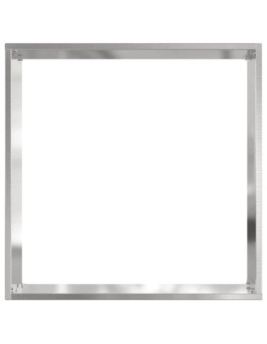 Bordura per Prato Argento 40 x 40 x 13 cm Acciaio inossidabile