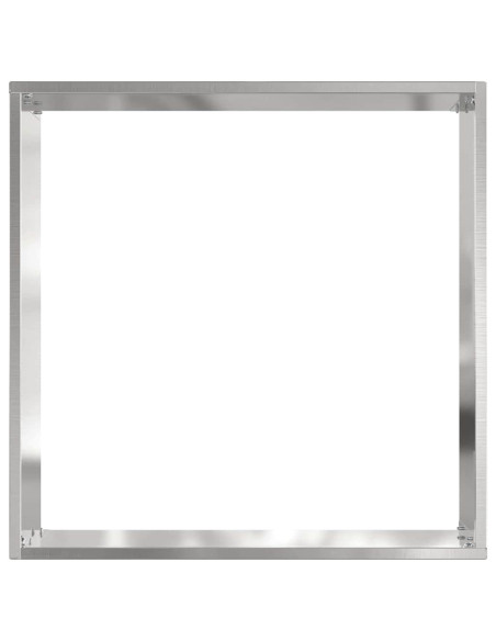 Bordura per Prato Argento 40 x 40 x 13 cm Acciaio inossidabile