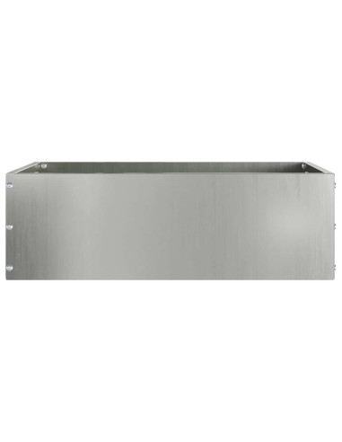 Bordura per Prato Argento 40 x 40 x 13 cm Acciaio zincato