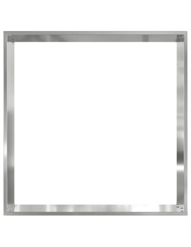 Bordura per Prato 6 pcs Argento 40 x 40 x 13 cm Acciaio zincato