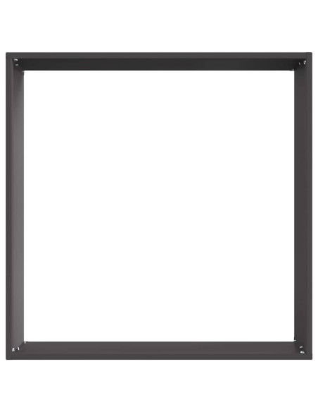 Bordura per Prato Nero 50 x 50 x 13 cm Acciaio