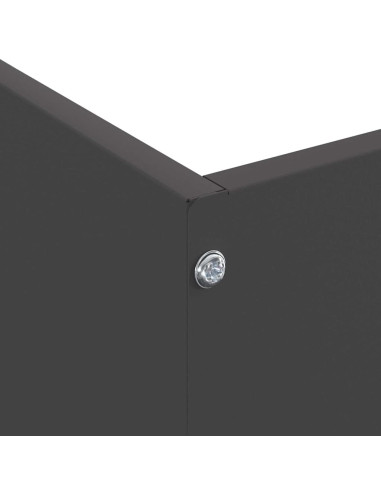 Bordura per Prato Nero 50 x 50 x 13 cm Acciaio