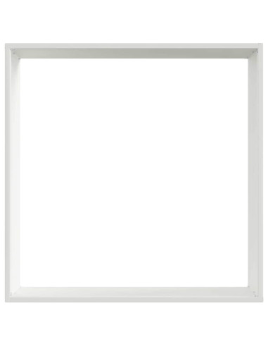 Bordura per Prato 6 pcs Bianco 50 x 50 x 13 cm Acciaio