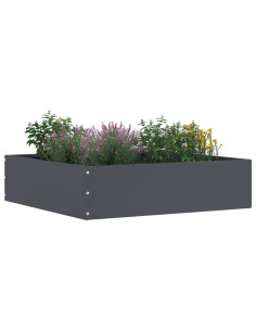 Bordura per Prato 6 pcs Antracite 50 x 50 x 13 cm Acciaio 2