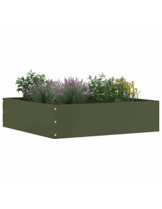 Bordura per Prato Oliver verde 50 x 50 x 13 cm Acciaio 2