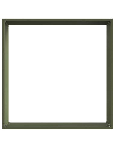 Bordura per Prato Oliver verde 50 x 50 x 13 cm Acciaio