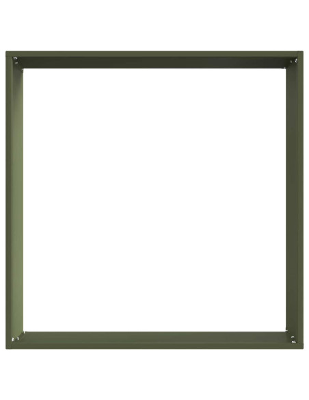 Bordura per Prato Oliver verde 50 x 50 x 13 cm Acciaio