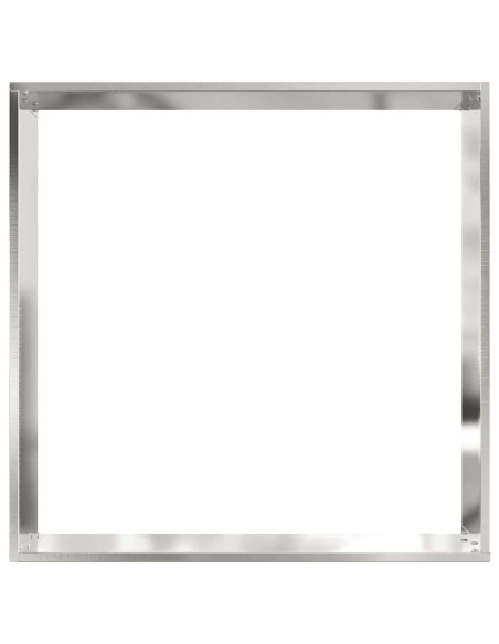 Bordura per Prato Argento 50 x 50 x 13 cm Acciaio inossidabile