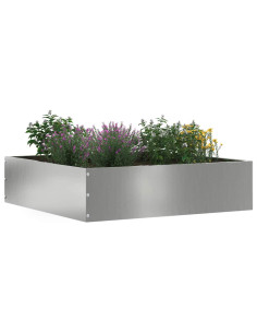 Bordura per Prato Argento 50 x 50 x 13 cm Acciaio zincato 2