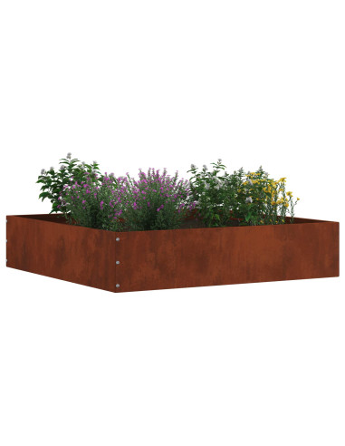 Bordura per Prato 6 pcs Ruggine 60 x 60 x 13 cm