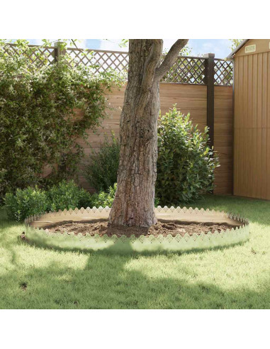 Bordure per prato 20 pcs Argento 103 x 0,05 x 22 cm