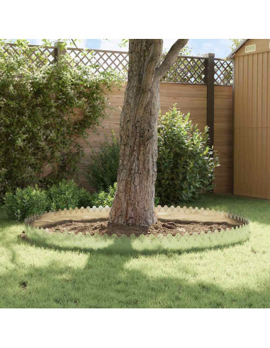 Bordure per prato 20 pcs Argento 103 x 0,05 x 22 cm