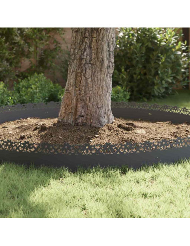 Bordure per prato 10 pcs Antracite 103 x 0,05 x 22 cm Acciaio