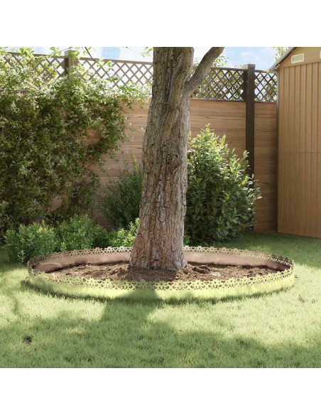 Bordure per prato 20 pcs Argento 103 x 0,05 x 22 cm