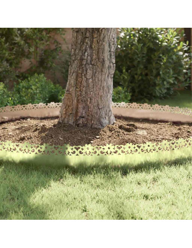 Bordure per prato 20 pcs Argento 103 x 0,05 x 22 cm