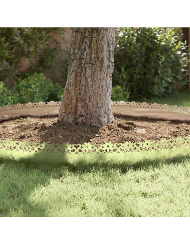 Bordure per prato 20 pcs Argento 103 x 0,05 x 22 cm