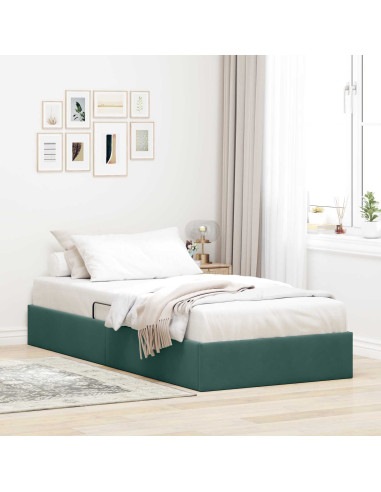 Telaio del Letto Ottomano con Ripostiglio Velluto