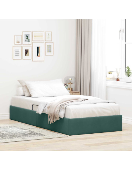 Telaio del Letto Ottomano con Ripostiglio Velluto